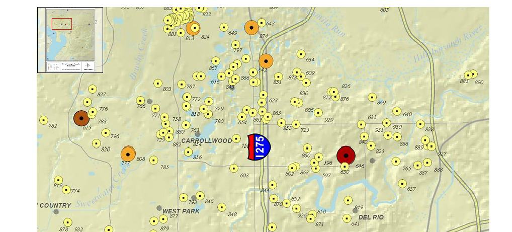 Sinkhole Map Tampa